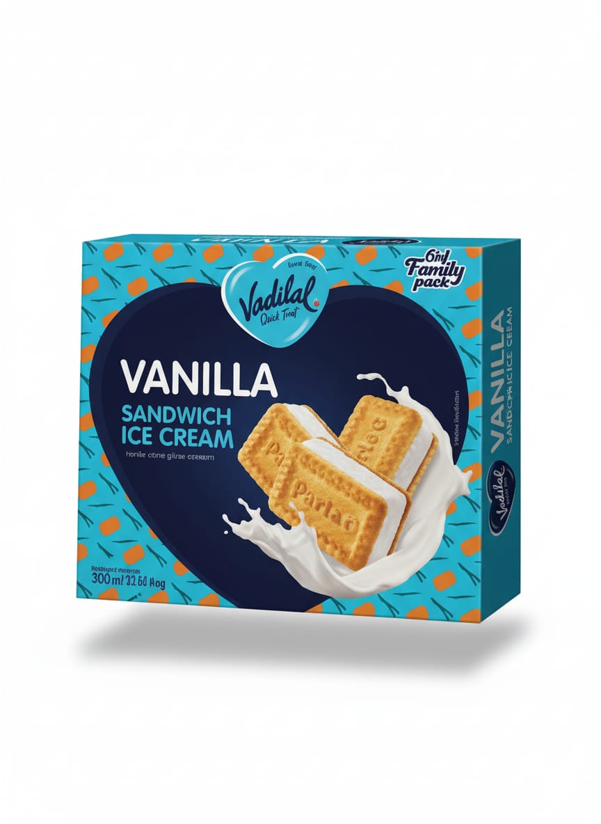 Vdlal 6 Vanila Sndwch: 300ml