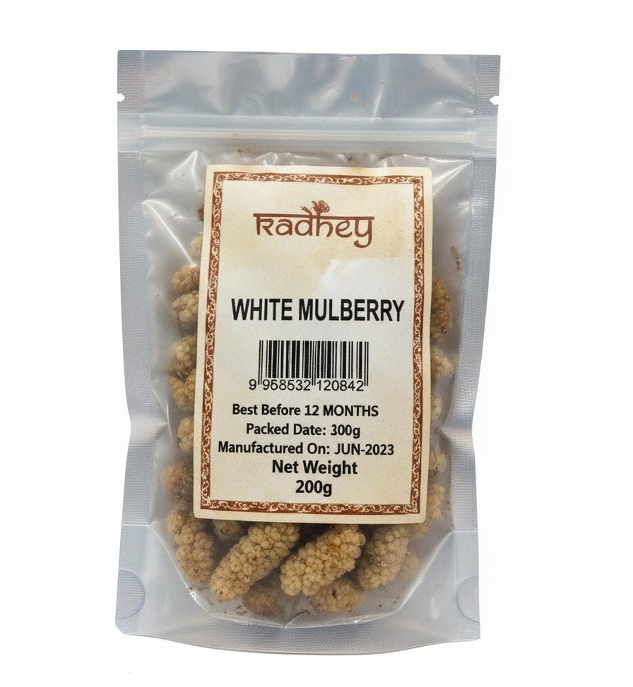 Radhey White Mulberry: 200g