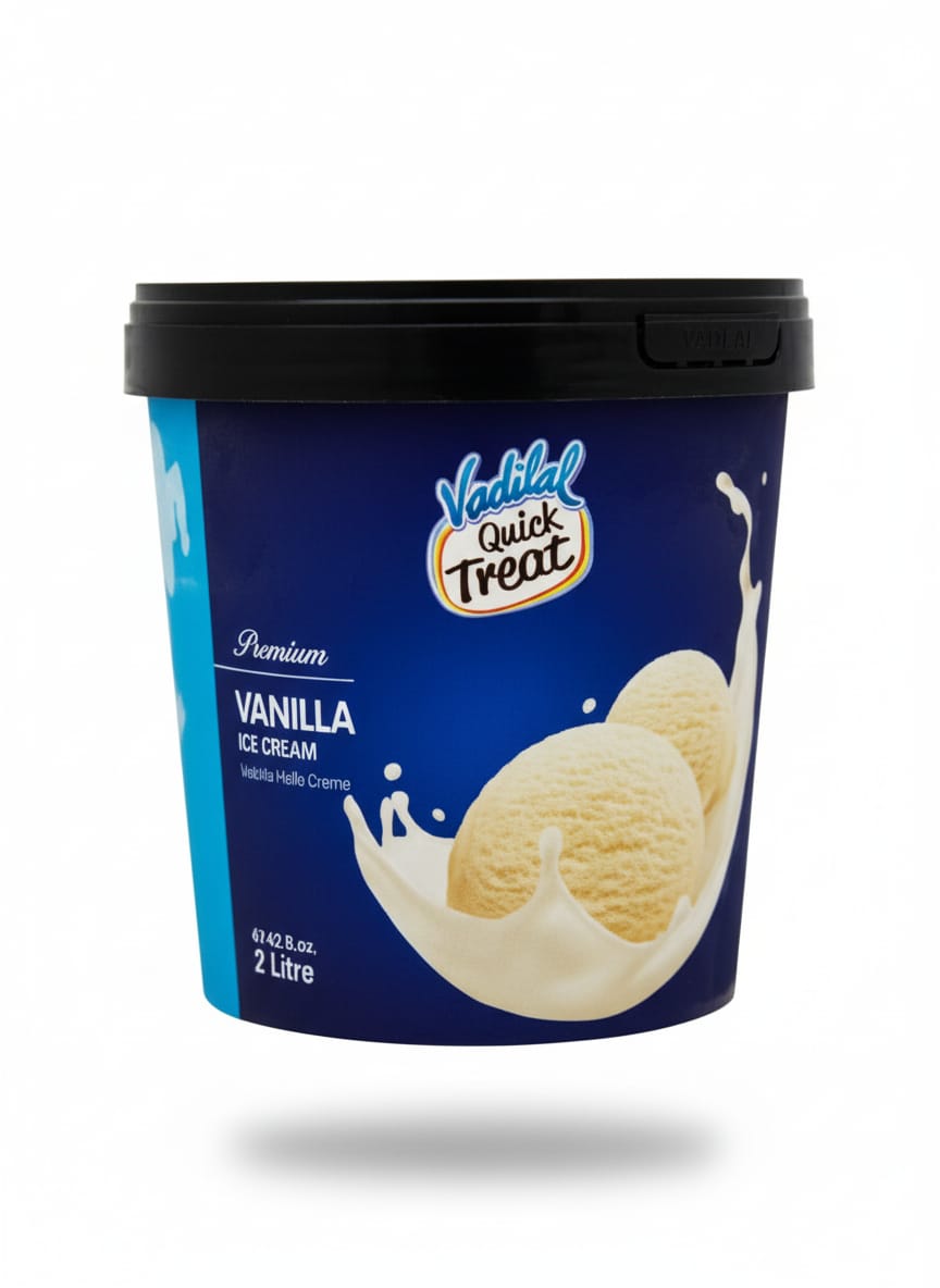 Vadilal Vanilla : 2 L