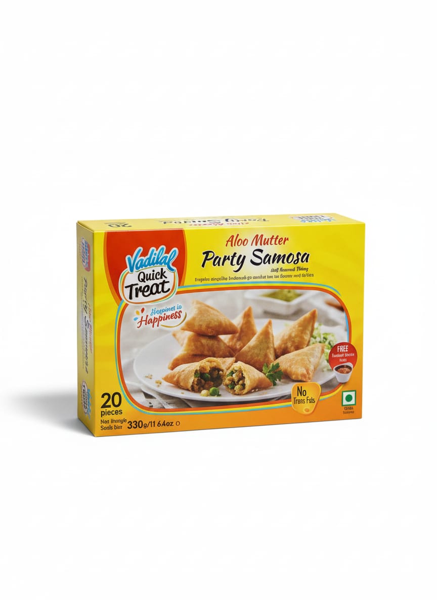 Vadilal Aloo Mtr Samosa : 330g