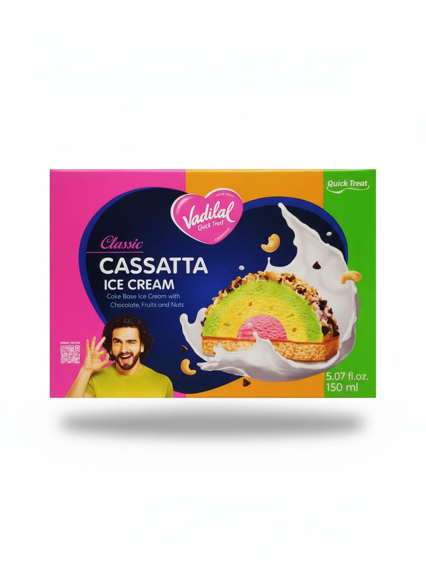 Vadilal Cassatta Classic: 150ml