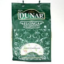 Dunar Elonga Basmati Rice : 10lb