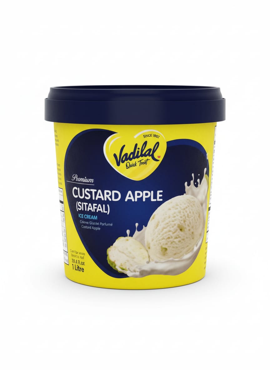 Vadilal Custard Apple : 1 L