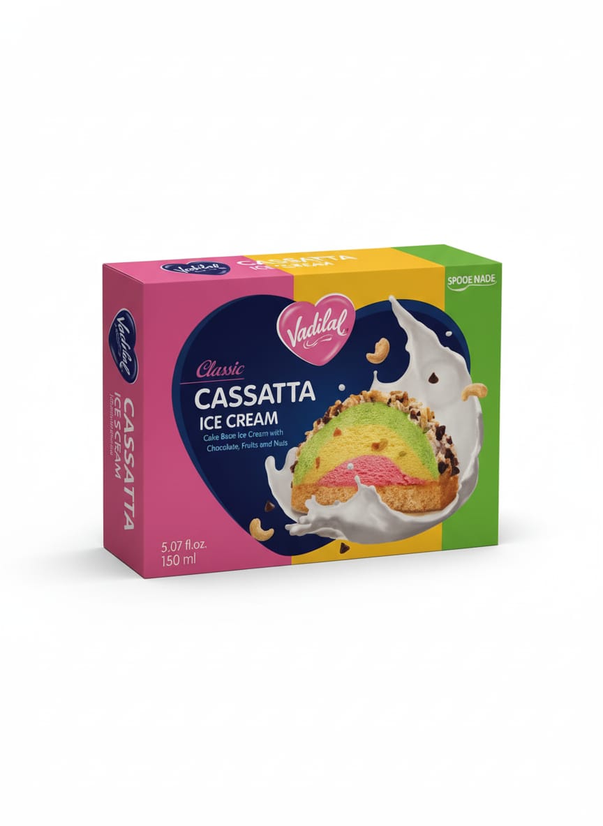 Vadilal Cassatta Kulfi : 150ml