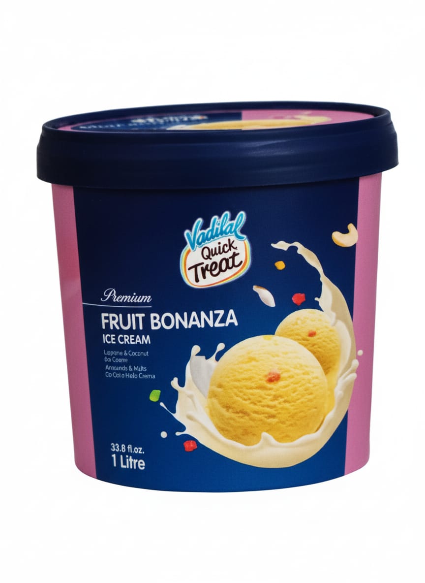 Vadilal Fruit Bonanza : 1 Ltr