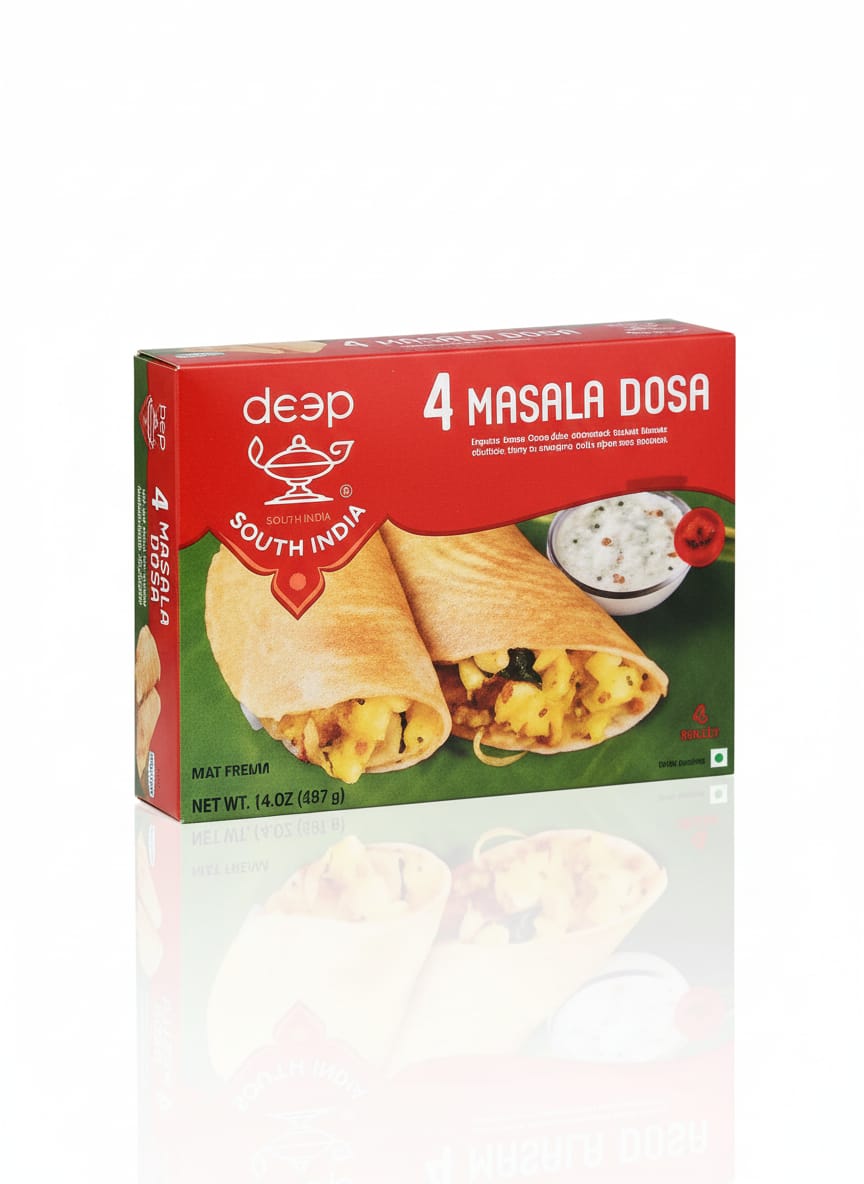 Deep Masala Dosa 4pc : 14oz
