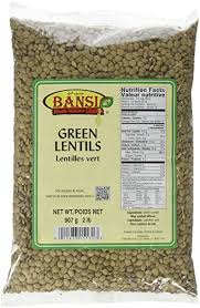 Bansi Green Lentils : 2lb
