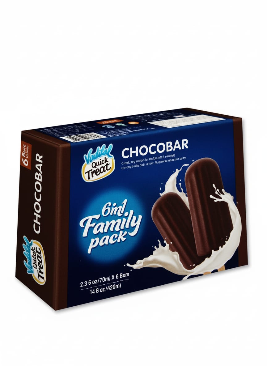 Vadilal Chocobar 6 Pack: 420ml