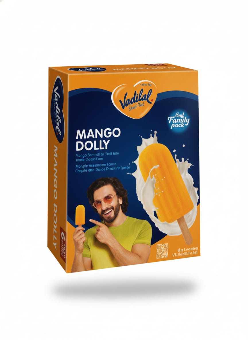 Vadilal Mango Dolly 6pck: 360ml