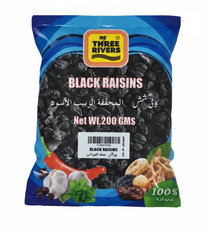 Three Rivvers Blackraisins : 200g