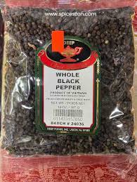 Deep Black Papper Whole : 14 Oz