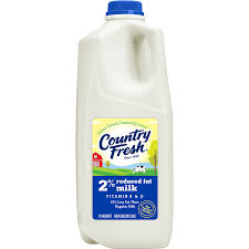 Country 2 % Fat Milk : 1/2 Gal