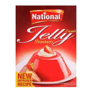 National Crystal Jelly Strawberry 80 Gm