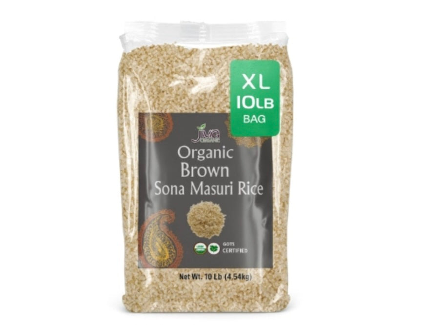 Jiva Org Brown Sona Masuri : 10lb