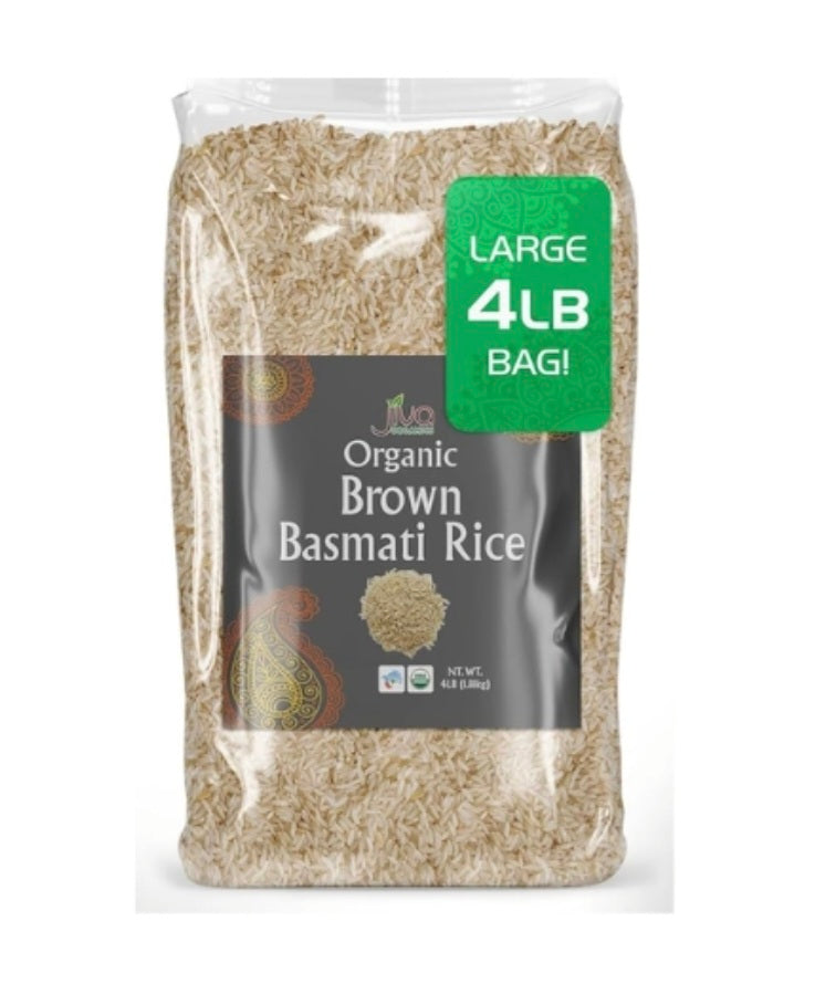 Jiva Organc Brown Basmati : 4lb