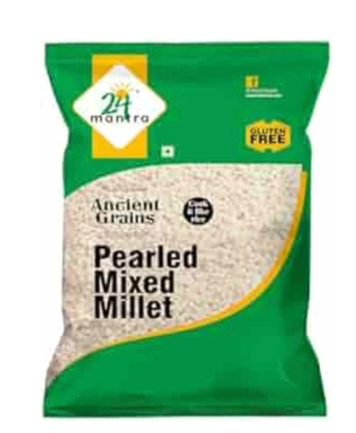 24 Mantra Pearled Millet : 500 Gm