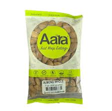 Aara Almonds Whole: 14oz