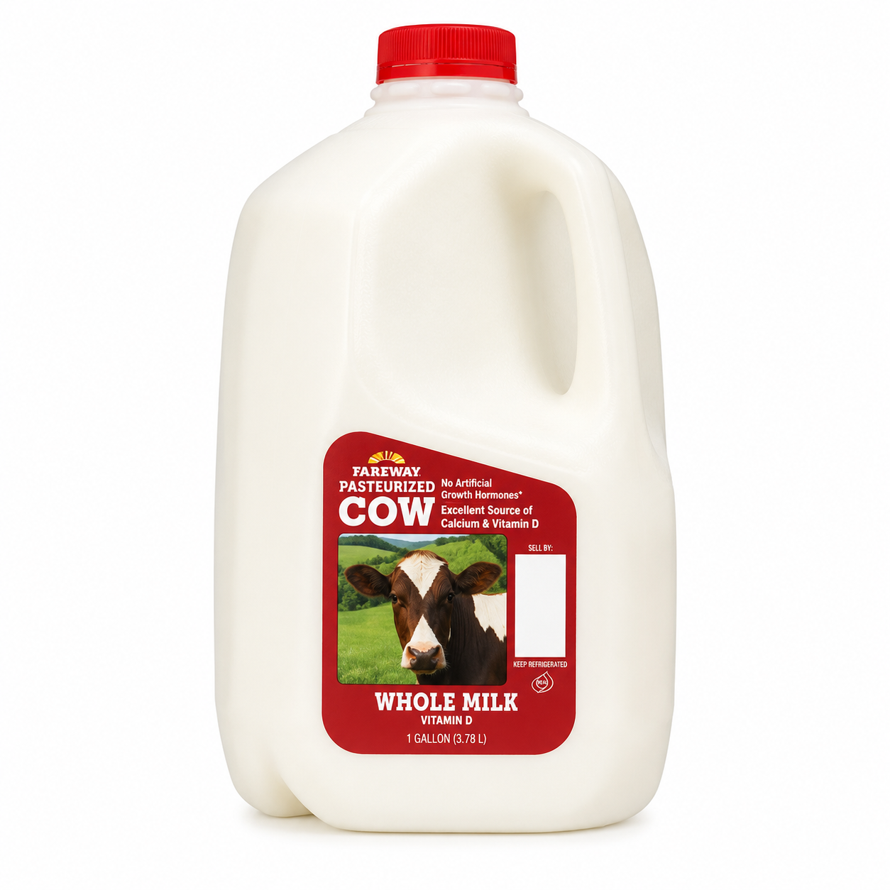 Farmers Cow Whole milk 1 gal