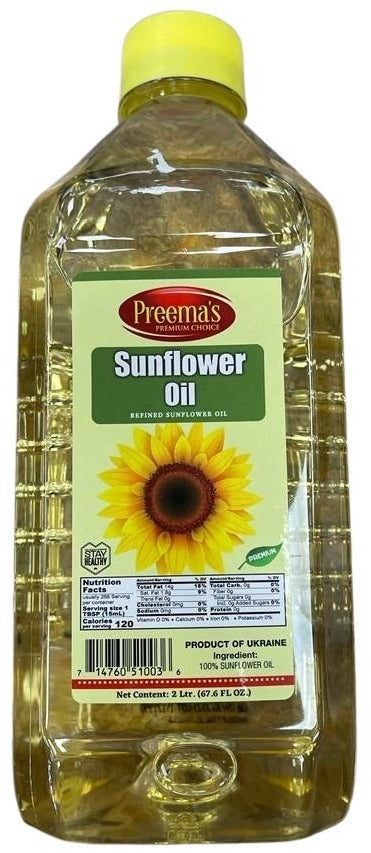 Preemas Sunflower Oil, 2 L