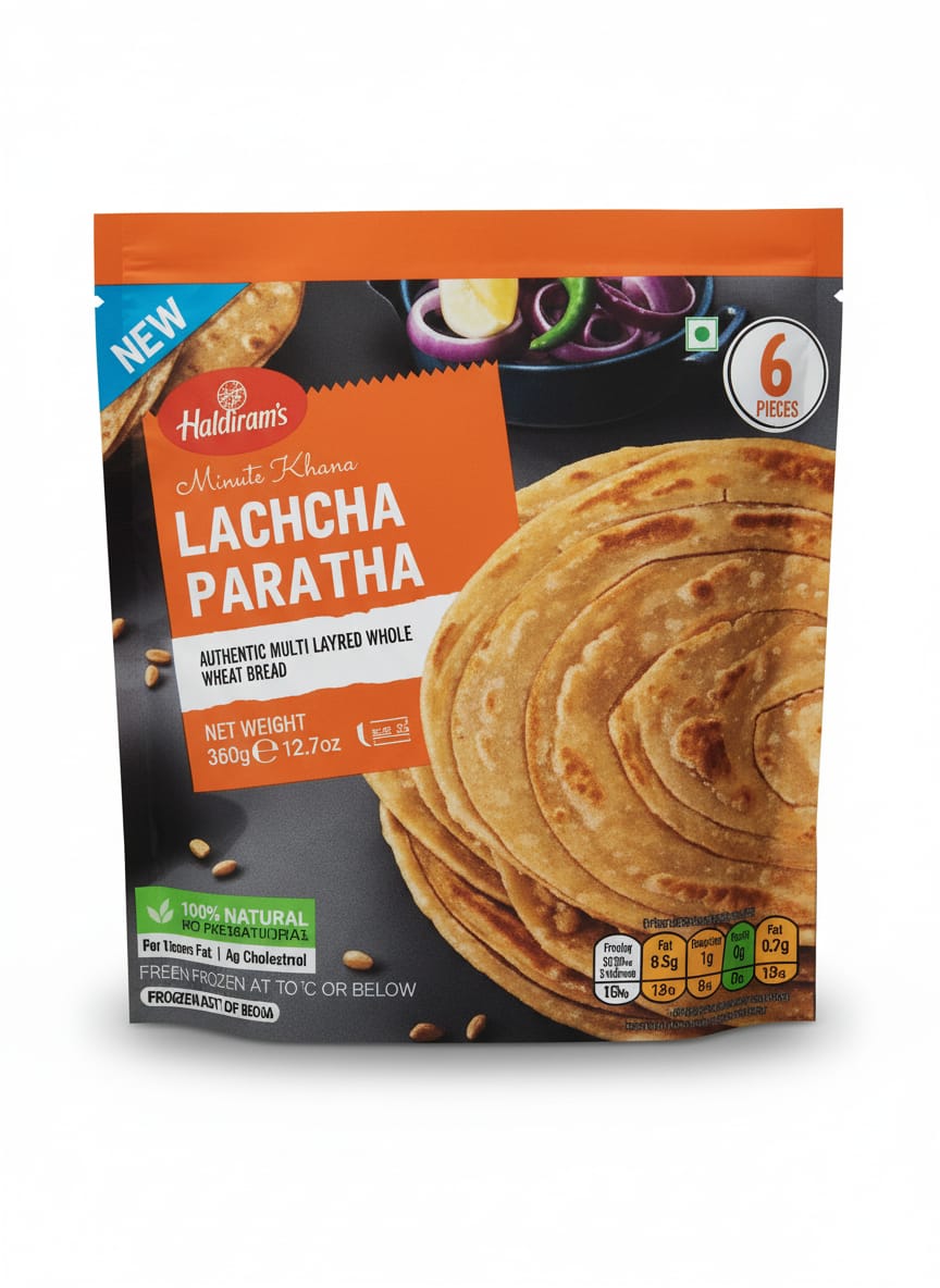 Hr Masala Lacha Paratha : 360g