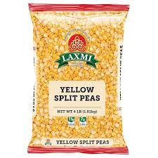 Laxmi Yellow Split Peas : 4lb