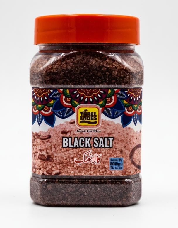 Three Rivers Black Salt : 600 Gm