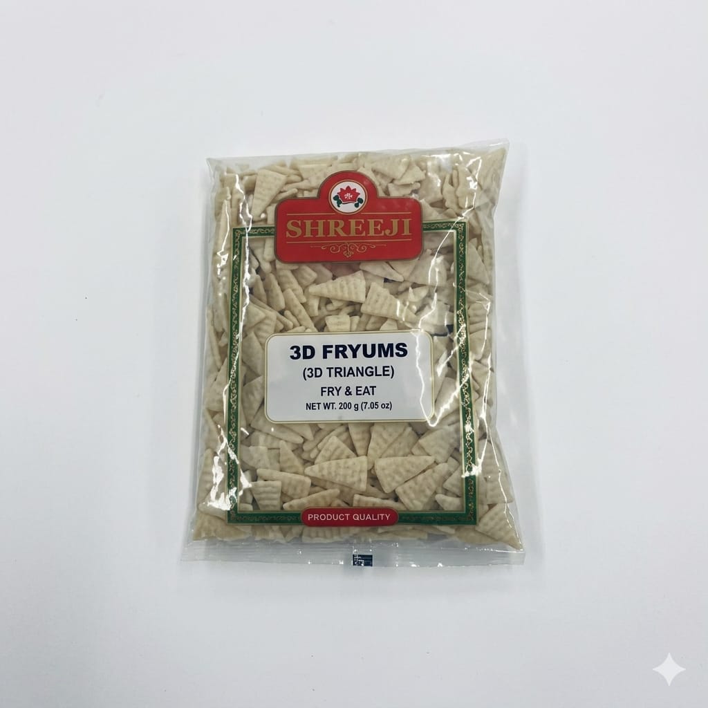 Shreeji 3d Fryums 2o Paisa : 200 g
