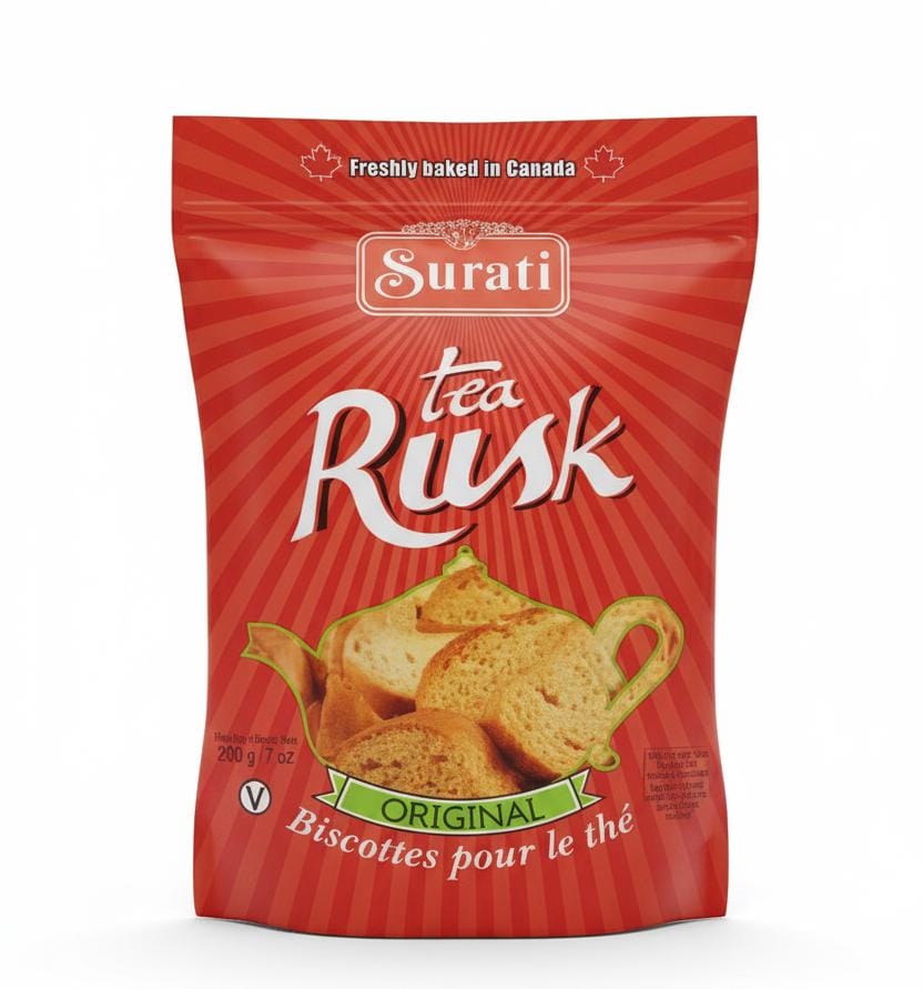Surati Tea Rusk : 7oz