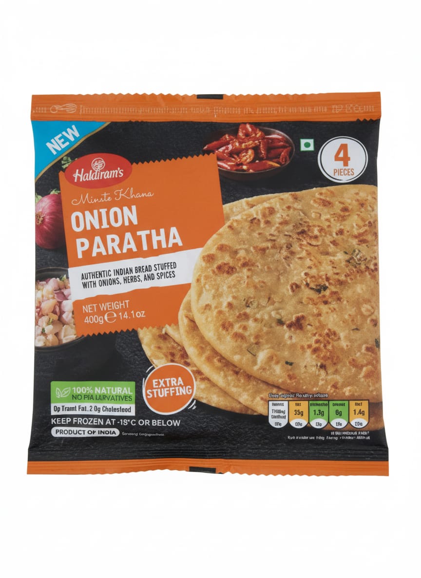 Haldiram Onion Paratha : 400g