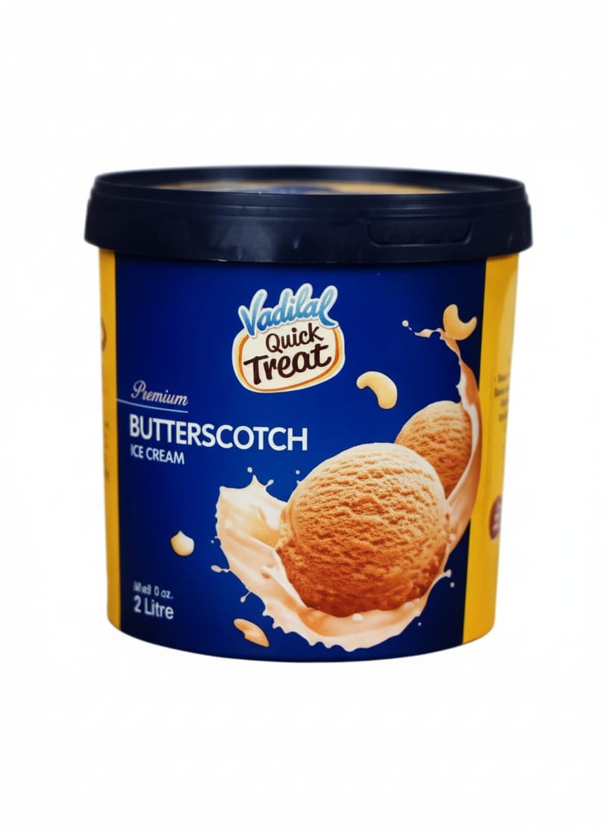 Vadilal Butterscotch : 2 L
