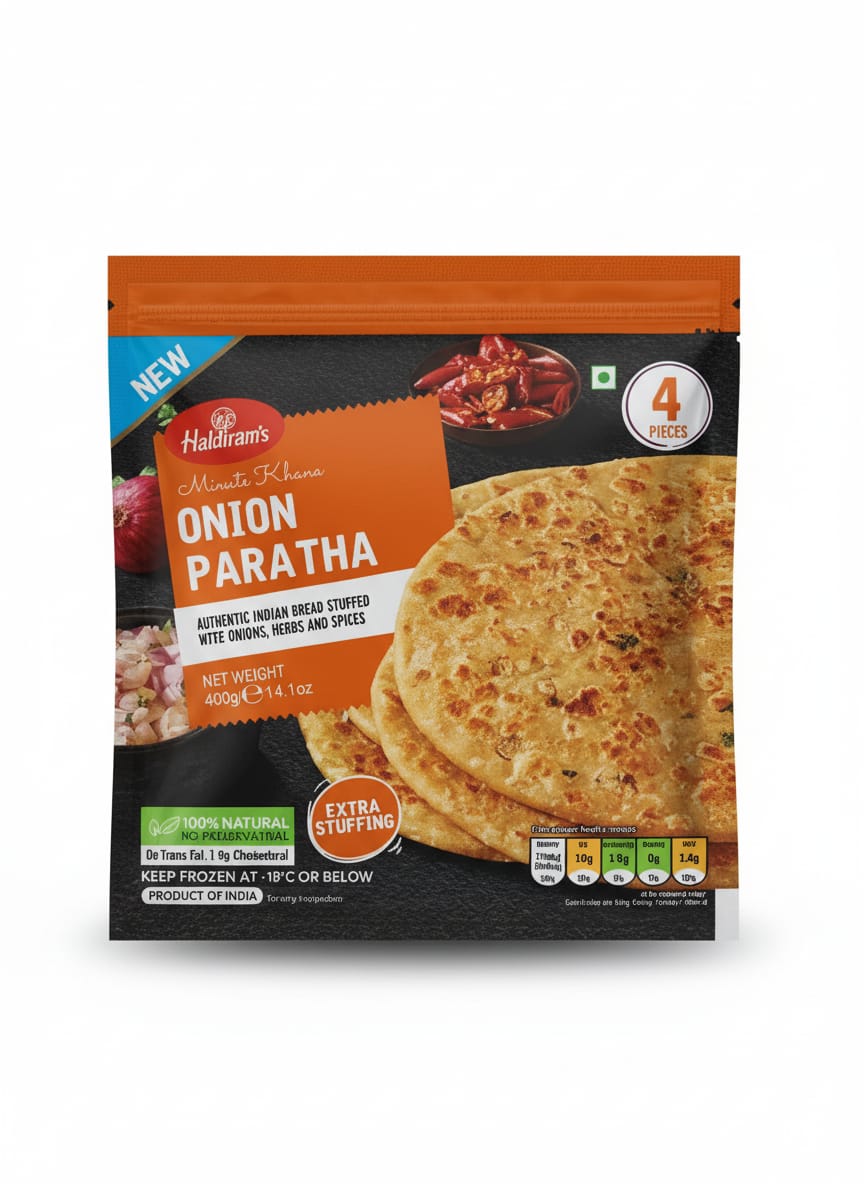 Hr Paneer Onion Paratha: 3lb