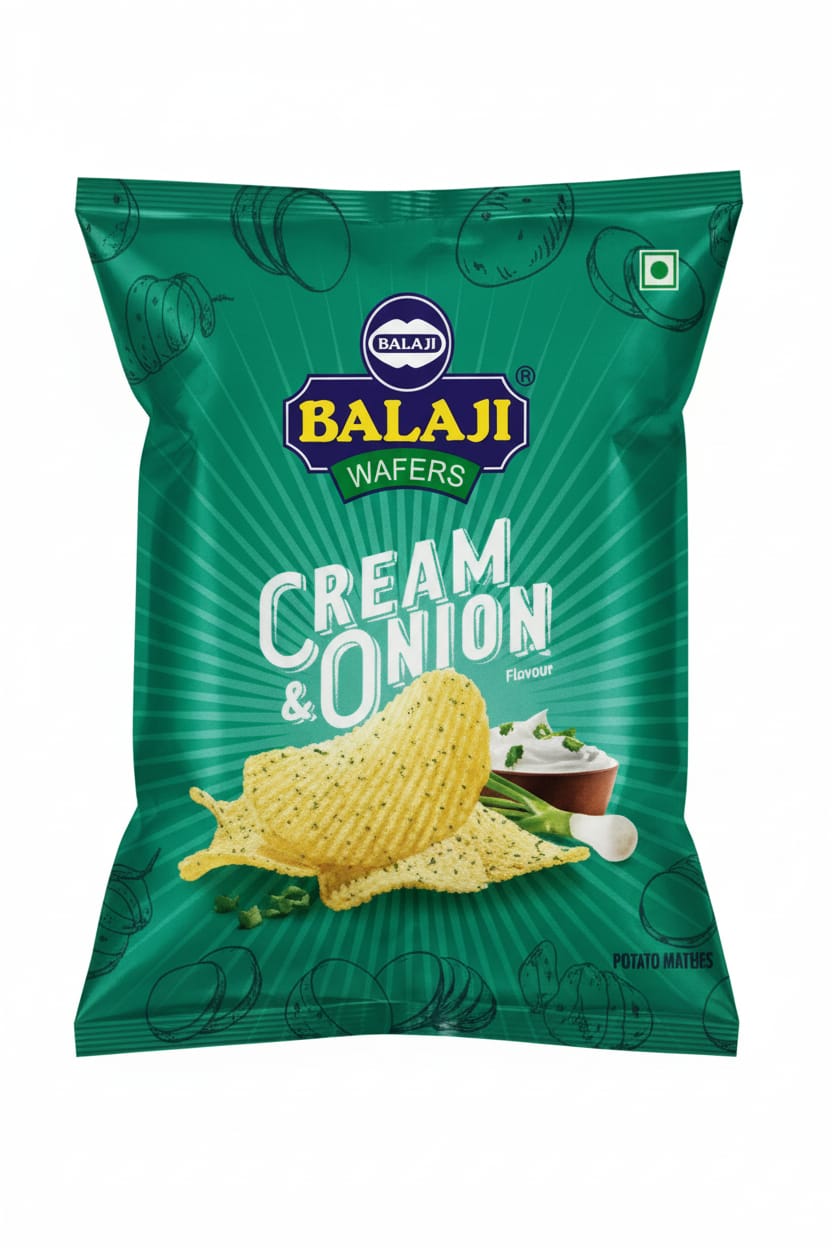 Balaji Cream N Onion : 135g