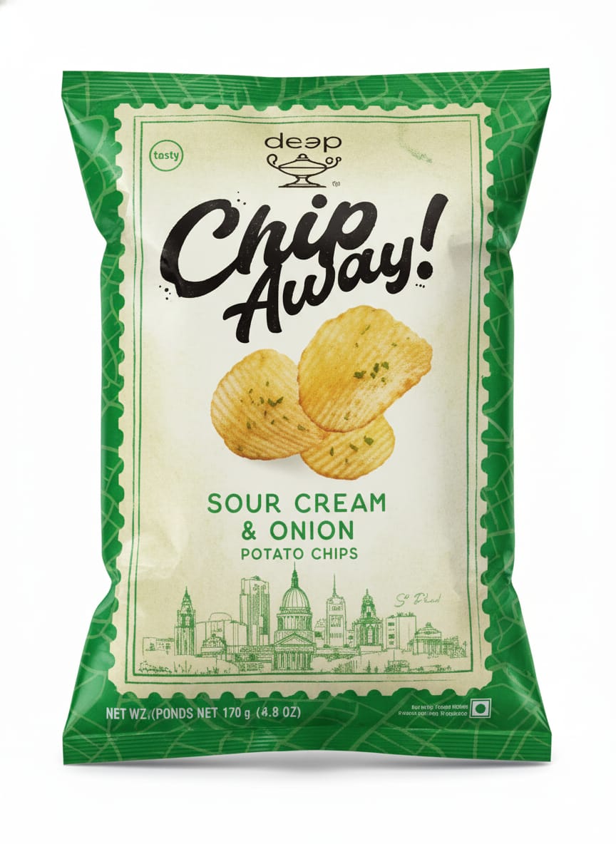 Deep Sour Cream & Onion: 130g