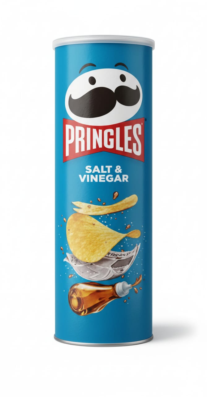Pringles Salt&vinegar: 158g