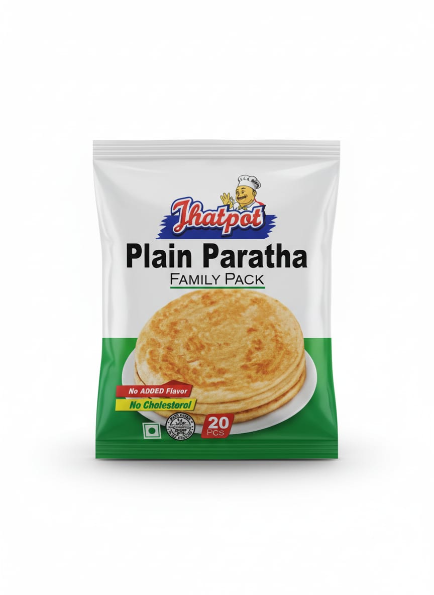 Jhatpot Plain Paratha: 74.07oz
