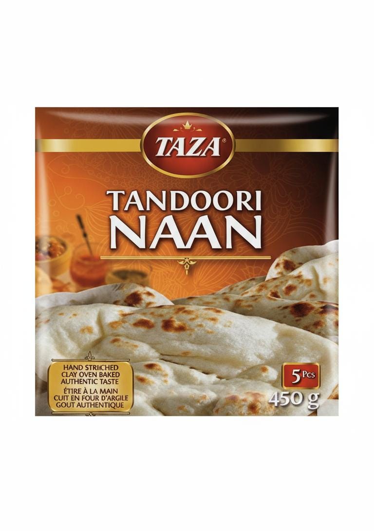 Taza Tandoori Naan : 450g