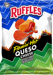 RUFFLES QUESO CHEESE FLAVORED : 60.2 G