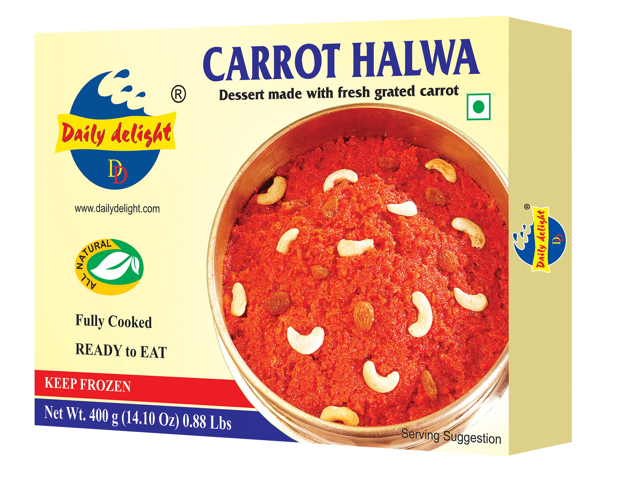 Daily Delight Carrot Halwa, 400 gm