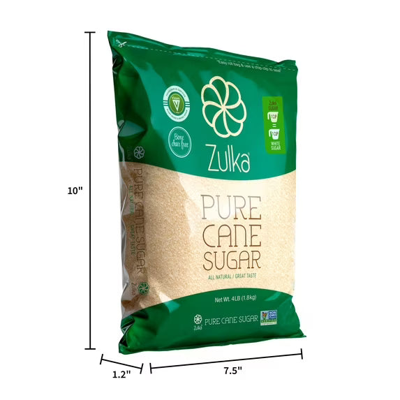 Zulma pure Cane Sugar 4lb