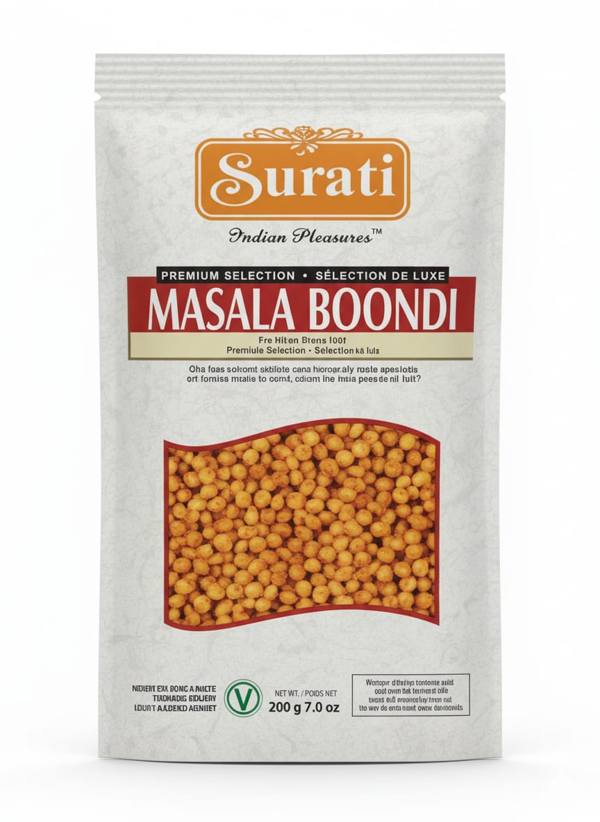 Surati Masala Boondi: 10.6oz