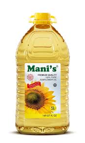 Mani's Sunflower Oil : 5 L