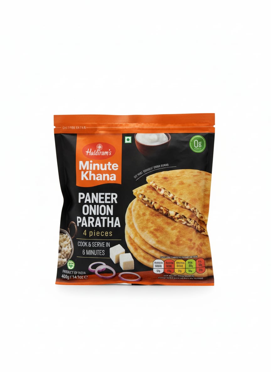 Hr Paneer Onion Paratha : 400g
