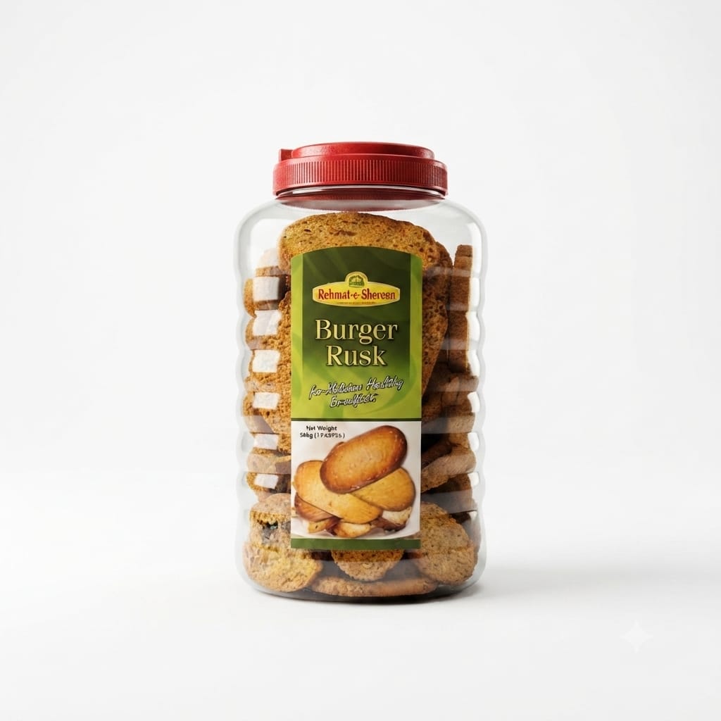Rehmat e Shreen Burger Rusk, 500 Gm