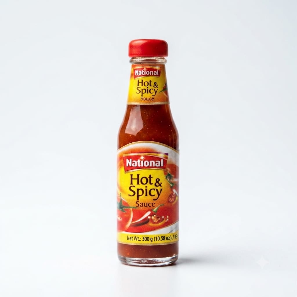 National Sauce Hot & Spicy Ketchup 300 gms