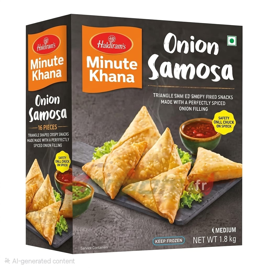 Haldiram's Onion Samosa 1.8 kg