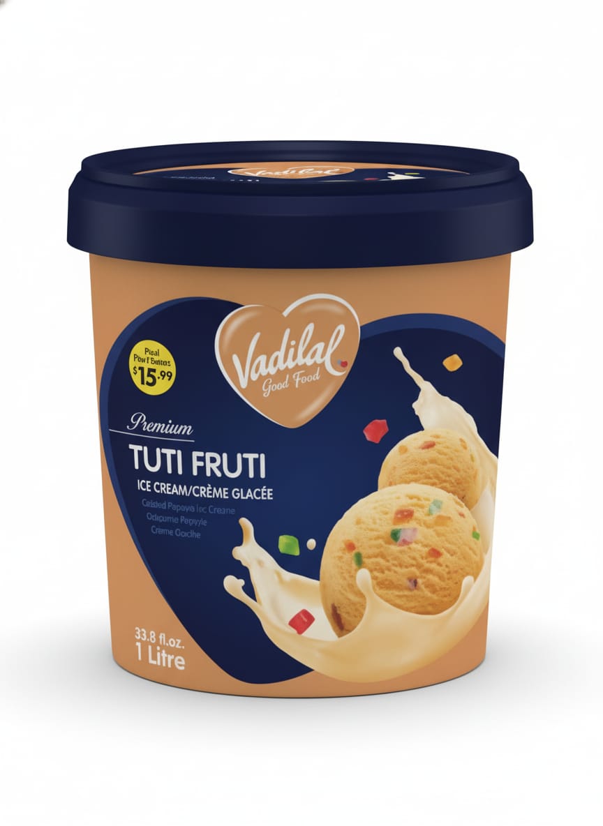 Vadilal Tuti Fruti : 1 L