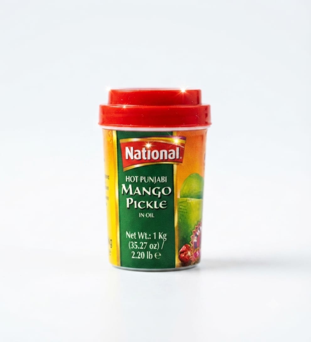 National Hot Punjabi Mango Pickle 1kg 35.27 Oz