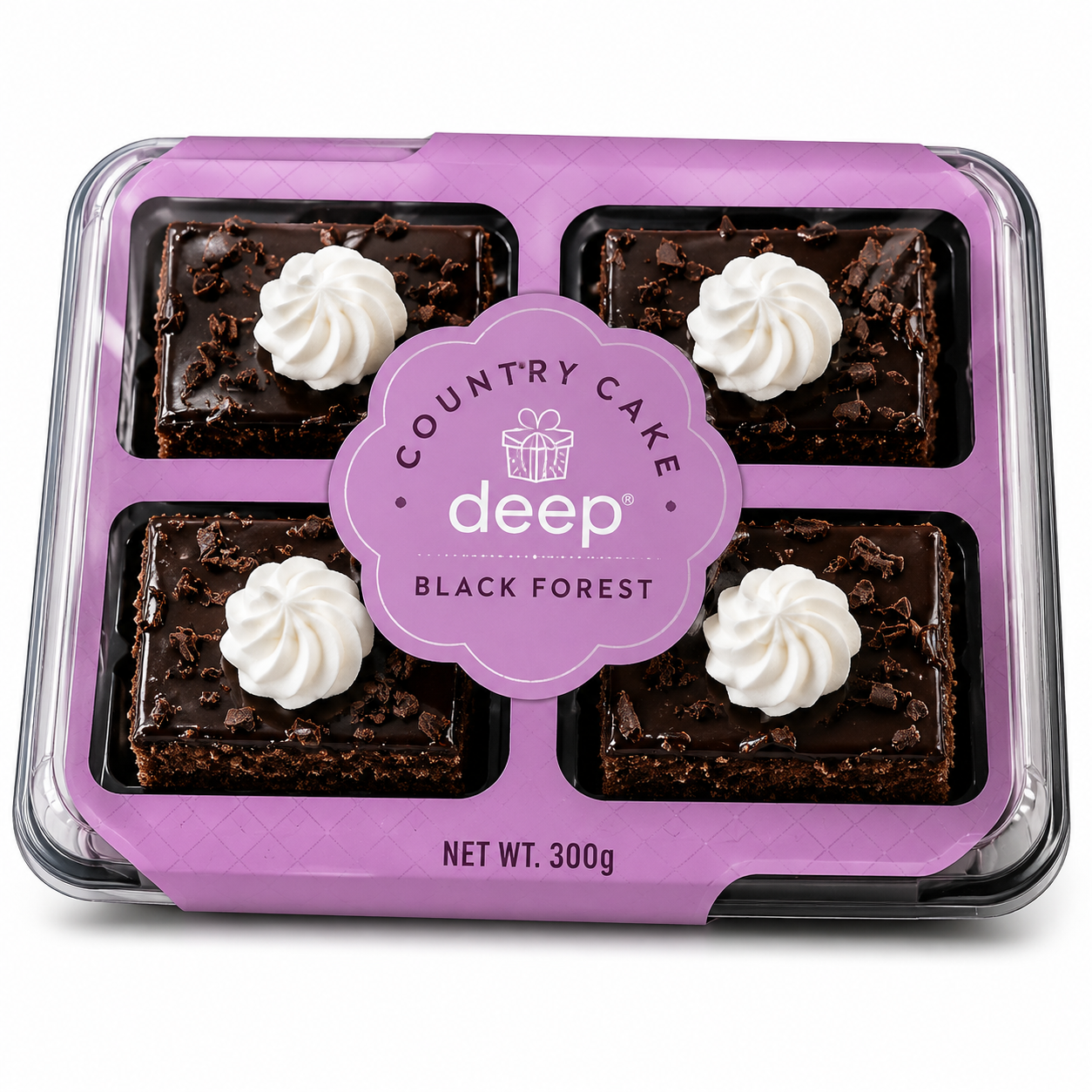 DEEP BLACK CURRANT EGGLESS CAKE : 280G