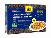 Three Rivers Cocktail Vegtables Samosa & Spring Roll 100Pcs