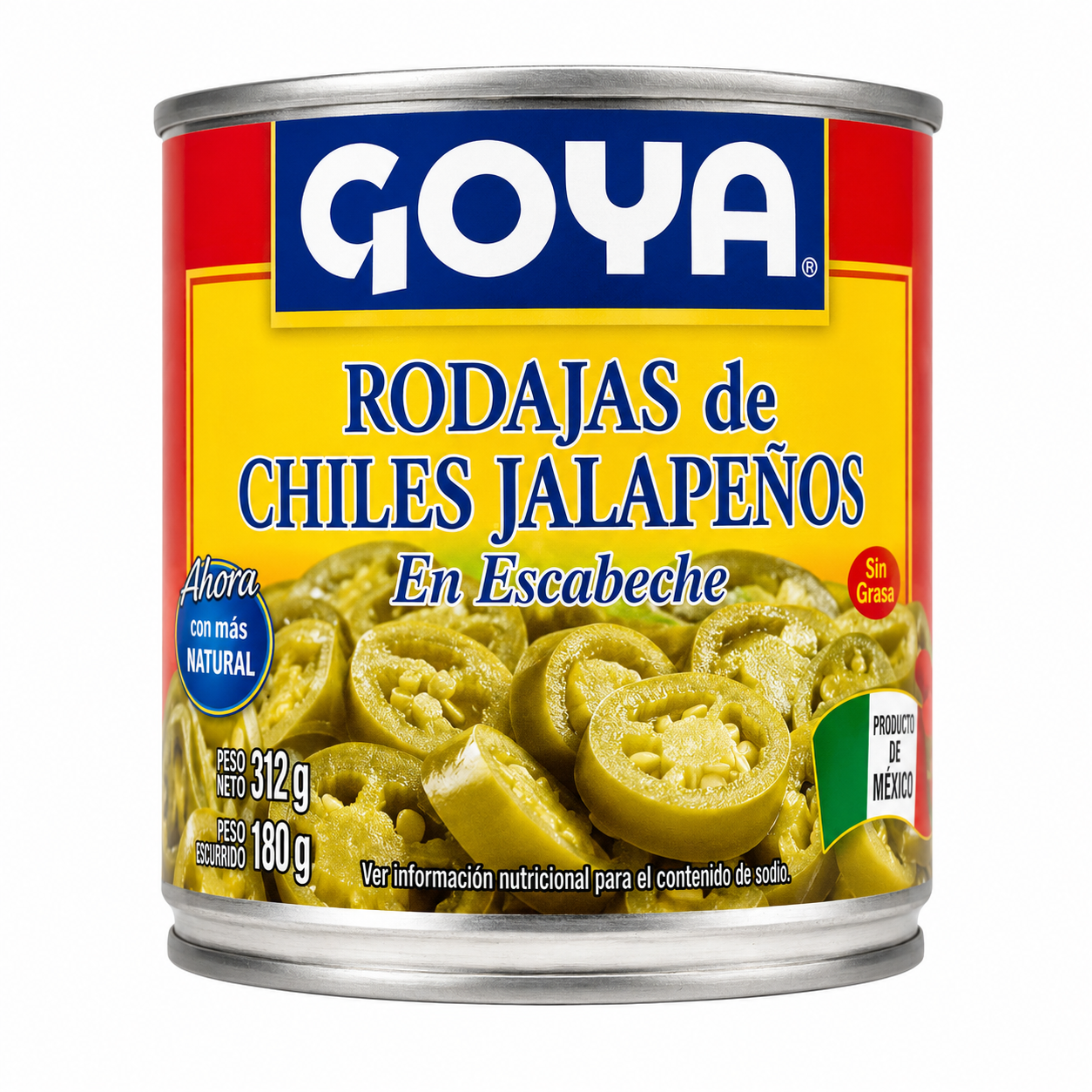 Goya jalapeno peppers 312 gms